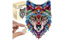   Dřevěné puzzle Kruzzel 24552 Vlk