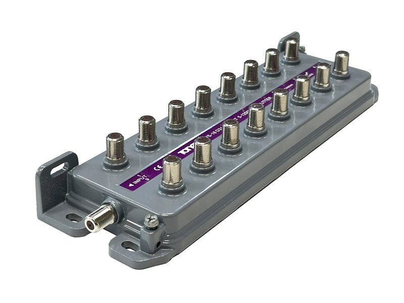 Anténní rozbočovač Toner XGVS-16D31 - 16x F - (5 -1200MHz), útlum 16dB Anténní rozbočovač Toner XGVS-16D31 - 16x F - (5 -1200MHz), útlum 16dB