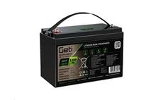 Baterie LiFePO4 12,8V 100Ah GETI GBL-12-100DV2 Displej