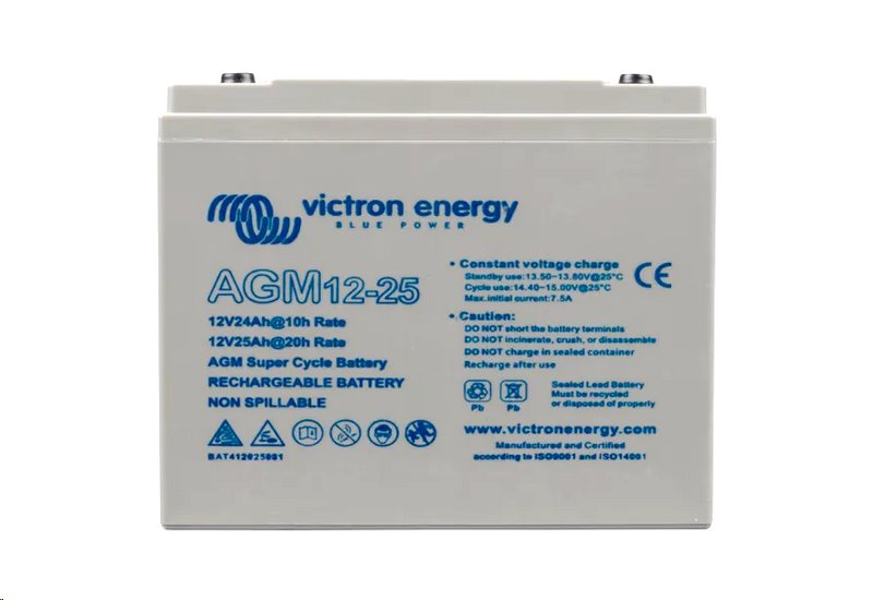 Baterie olověná 12V / 25 Ah Victron Energy AGM Super Cycle Solární Baterie olověná 12V / 25 Ah Victron Energy AGM Super Cycle Solární