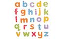 Bigjigs Toys Magnetická barevná abeceda (malá písmena) 