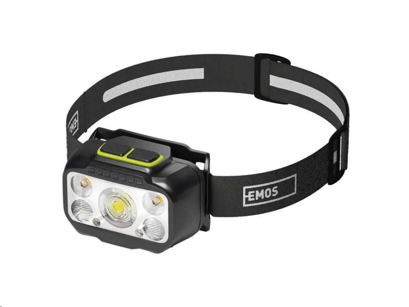 Čelovka EMOS P3546 LED nabíjecí, 550 lm, 110 m, Li-Pol 1000 mAh / 3× AAA Čelovka EMOS P3546 LED nabíjecí, 550 lm, 110 m, Li-Pol 1000 mAh / 3× AAA