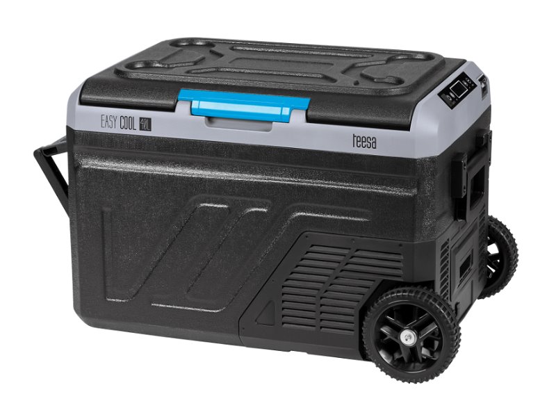 Chladící box TEESA TSA6002 40l, 12V/24V/230V/baterie, kola, kompresor, mražení, Bluetooth Chladící box TEESA TSA6002 40l, 12V/24V/230V/baterie, kola, kompresor, mražení, Bluetooth