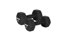 Činky REBEL ACTIVE RBA-2330-9 litinové neoprenové HEX 2x9kg
