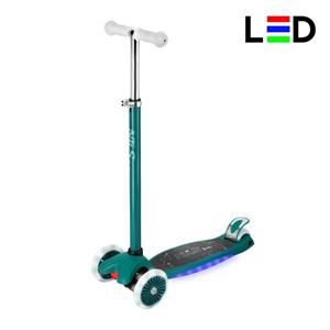Dětská tříkolová koloběžka NILS Fun HLB1310 s LED zelená Dětská tříkolová koloběžka NILS Fun HLB1310 s LED zelená