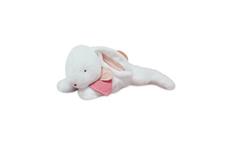 Doudou Plyšový králík s tmavě růžovou bambulkou 65 cm 