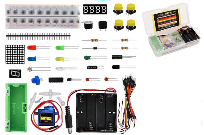 Elektronické součástky sada 02 Elektronické součástky sada 02