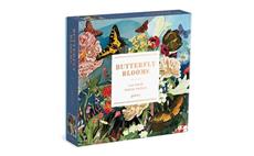 Galison Dřevěné puzzle zahrada motýlů 144 dílků 