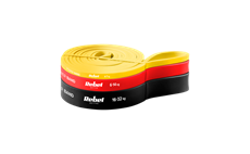 Guma posilovací REBEL ACTIVE RBA-3000-S3 Latexová sada cvičebních pásů - Power Band PLs-1, 4-32 kg, 3 pásy