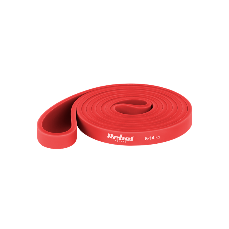 Guma posilovací REBEL RBA-3001-2 Power Band PT-2 6-14kg Červená Guma posilovací REBEL RBA-3001-2 Power Band PT-2 6-14kg Červená
