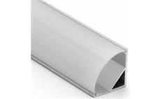 Hliníkový profil Solight WM908-1 pro LED pásky, 16x16mm, 1m, mléčný difuzor