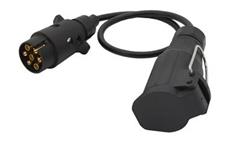 Kabel redukční Compass 07457 0,6m 7pólů zástrčka  - 13pólů zásuvka k tažnému zařízení
