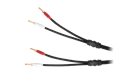 Kabel reproduktorový KRUGER & MATZ KM0334 3m konektory typu banánek