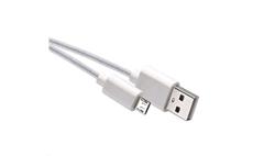 Kabel USB 2.0 A/M - micro B/M 1m bílý