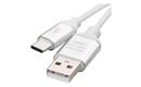 Kabel USB-C 2.0 - USB-A 2.0 bílý 1.00 m EMOS SM7025W