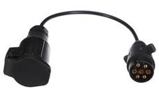 Kabelová redukce zásuvky tažného zařízení TRAILER CABLE 1, 7-13pin, 50cm SIXTOL