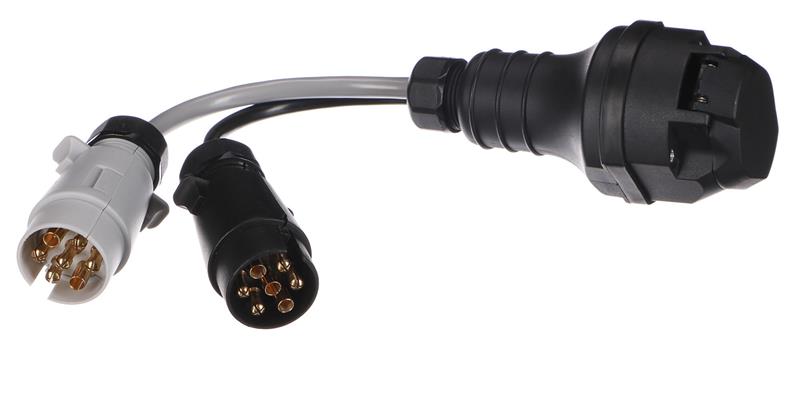 Kabelová redukce zásuvky tažného zařízení TRAILER CABLE 5, ze 13pin na 7pin N+S, 35cm SIXTOL Kabelová redukce zásuvky tažného zařízení TRAILER CABLE 5, ze 13pin na 7pin N+S, 35cm SIXTOL