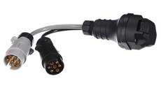Kabelová redukce zásuvky tažného zařízení TRAILER CABLE 5, ze 13pin na 7pin N+S, 35cm SIXTOL