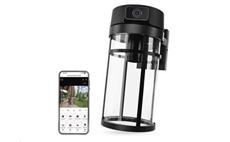 Kamera EMOS IP-1300 LANTERN /4074/ GoSmart venkovní otočná s WiFi a světlem, černá