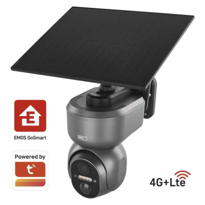 Kamera EMOS IP-6000 OWL /H4058/ GoSmart venkovní bateriová kamera s 4G LTE a solárním panelem Kamera EMOS IP-6000 OWL /H4058/ GoSmart venkovní bateriová kamera s 4G LTE a solárním panelem