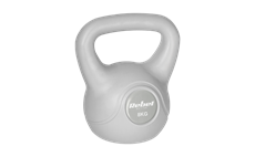 Kettlebell Bitumenový  8 kg šedý REBEL ACTIVE RBA-2322G-08