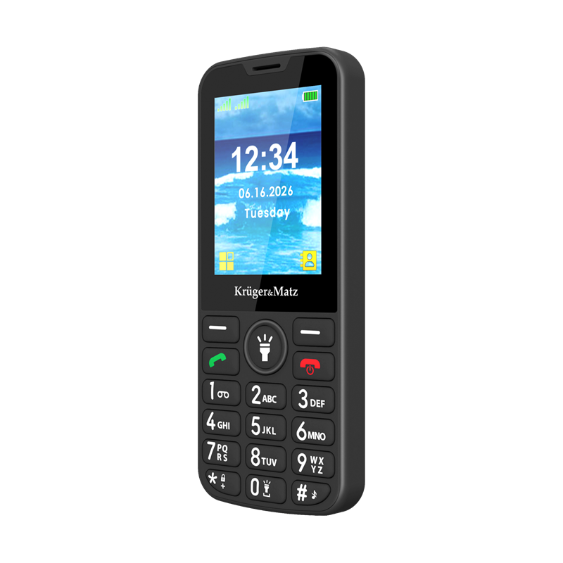 Kruger&Matz Simple 924 GSM mobilní tlačítkový telefon pro seniory Kruger&Matz Simple 924 GSM mobilní tlačítkový telefon pro seniory