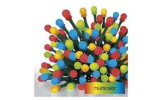 LED vánoční cherry řetěz – kuličky, 8 m, venkovní i vnitřní, multicolor, programy, časovač