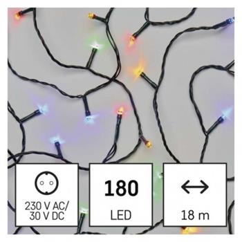 LED vánoční řetěz, 18 m, venkovní i vnitřní, multicolor, programy LED vánoční řetěz, 18 m, venkovní i vnitřní, multicolor, programy