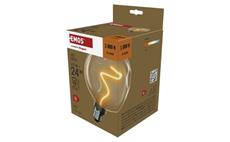 LED žárovka DECO CG125A / E27 / 4,5 W (24 W) / 240 lm / flame