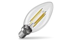 LED žárovka Filament svíčka  A CLASS / E14 / 3,8 W (60 W) / 806 lm / teplá bílá