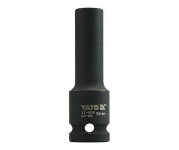 Nástavec 1/2" rázový šestihranný hluboký 10 mm CrMo Nástavec 1/2" rázový šestihranný hluboký 10 mm CrMo