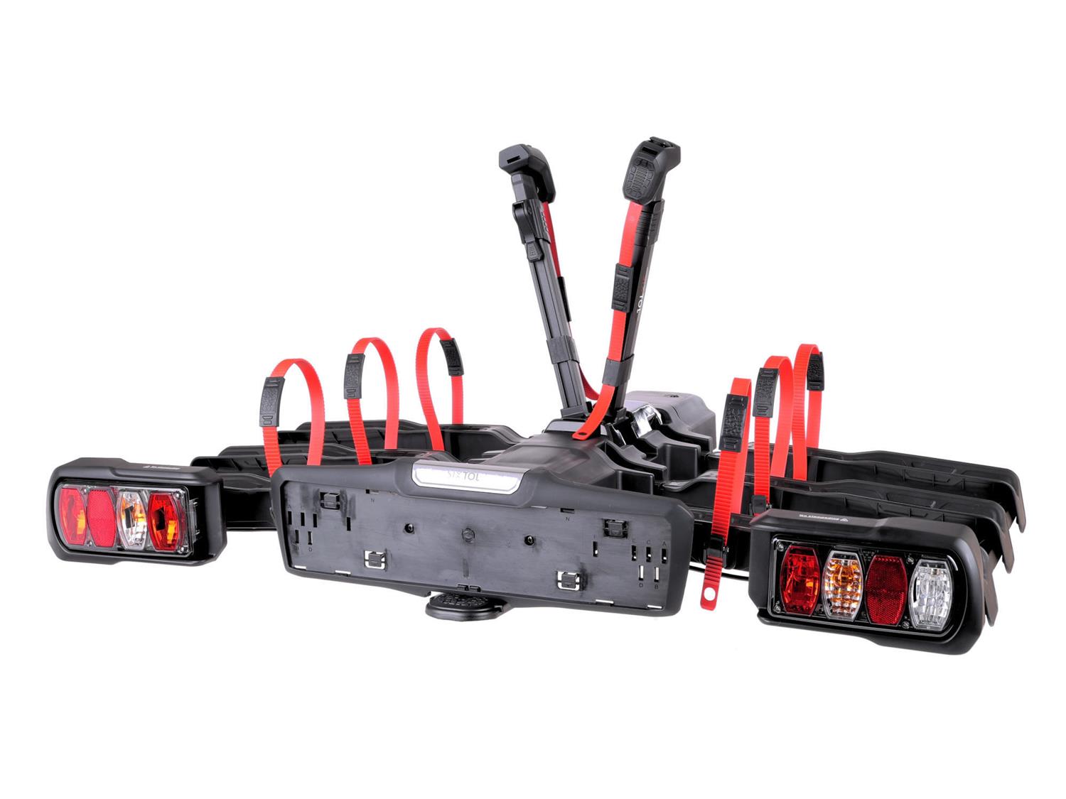 Nosič kol na tažné zařízení E-BIKE 3 PREMIUM - 3 elektrokola, nosnost 60kg, skládací SIXTOL Nosič kol na tažné zařízení E-BIKE 3 PREMIUM - 3 elektrokola, nosnost 60kg, skládací SIXTOL