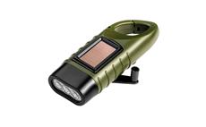 Nouzová LED svítilna Virone LT-33 s dynamem a solárním nabíjením