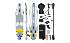 Paddleboard SUP REBEL ACTIVE PRO RBA-4518-WH bílý, nosnost 220kg