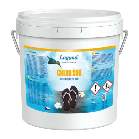 Přípravek pro chlorovou dezinfekci bazénové vody LAGUNA Chlor Šok 2,5kg Přípravek pro chlorovou dezinfekci bazénové vody LAGUNA Chlor Šok 2,5kg