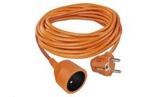 Prodlužovací kabel EMOS P01110 spojka 10 m / 1 zásuvka / oranžový / PVC / 250 V / 1,5 mm2