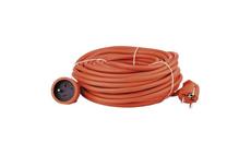 Prodlužovací kabel EMOS P01130 spojka 30m, oranžový / 3x 1,5mm