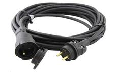 Prodlužovací kabel EMOS PM0502 černý spojka 15m / 3x 1,5mm gumový / IP65