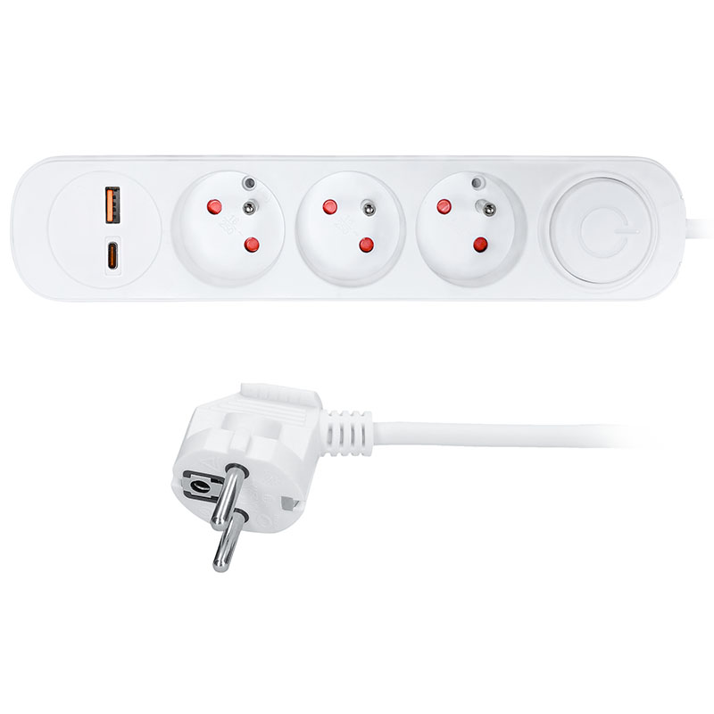 Prodlužovací kabel Solight PP112PD20 Prodlužovací kabel Solight PP112PD20