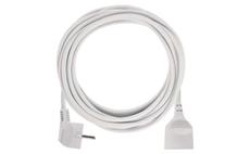 Prodlužovací kabel - spojka EMOS P0115R 5 m, bílý, PVC, 1,5 mm2