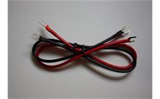 Propojovací kabely pro baterie, měniče, d.50cm, 6mm2, 2x vidlička M6 - pár (3WR-BVR6UT6-6)