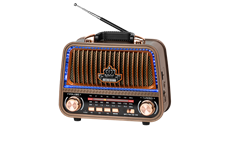 Rádio KRUGER &amp; MATZ KM0833 analogové přenosné solární