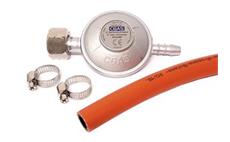 Regulátor tlaku plynu TEESA TSA0094 (redukce + hadice + 2x spona)