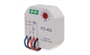 Relé časové F&F PO-406 230V, 10A, pro zpožděné vypnutí, do krabice