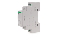 Relé elektromagnetické F&F PK-1P/230, 1× NO/NC, 230V, 16A, na DIN lištu
