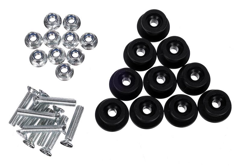 Sada háčků se šroubky pro upevnění sítě/plachty k vozíku TRAILER HOOK SET 2, 10 ks SIXTOL Sada háčků se šroubky pro upevnění sítě/plachty k vozíku TRAILER HOOK SET 2, 10 ks SIXTOL