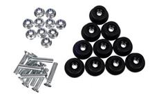 Sada háčků se šroubky pro upevnění sítě/plachty k vozíku TRAILER HOOK SET 2, 10 ks SIXTOL