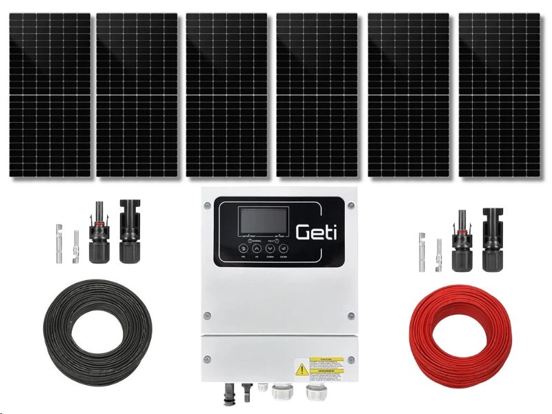 Sada pro solární ohřev vody GETI GWH02D 2730Wp 6x PV TRINA Solar Sada pro solární ohřev vody GETI GWH02D 2730Wp 6x PV TRINA Solar