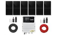 Sada pro solární ohřev vody GETI GWH02D 2730Wp 6x PV TRINA Solar