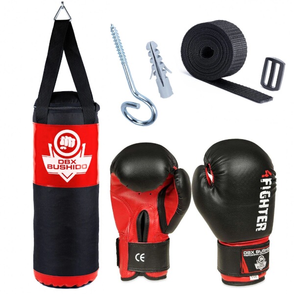 Sada pro trénink boxu DBX BUSHIDO DBX Kids60.3 červená Sada pro trénink boxu DBX BUSHIDO DBX Kids60.3 červená